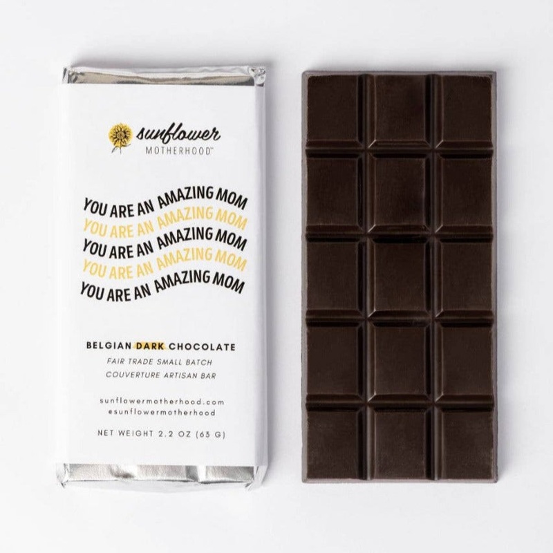 Belgian Chocolate Bar – Dark Chocolate/Amazing Mom