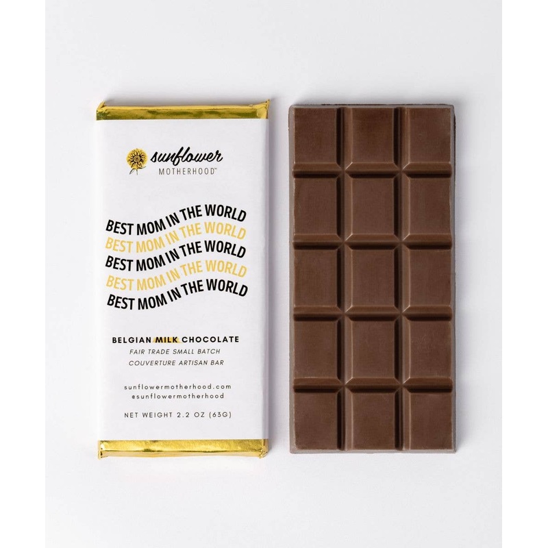 Belgian Chocolate Bar – Milk Chocolate/Best Mom