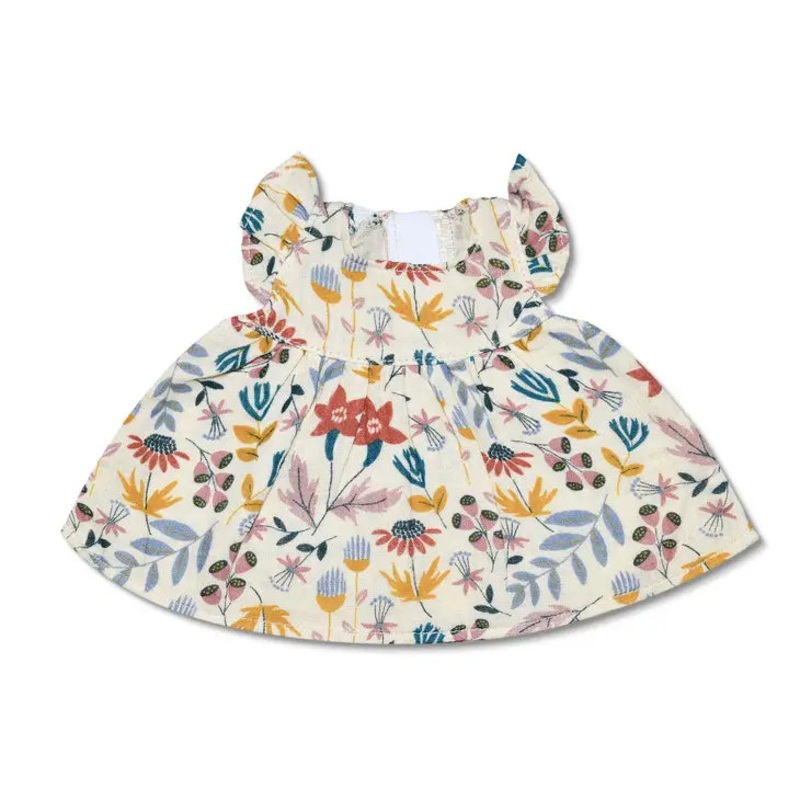 Muslin Doll Dress Earthtone Floral