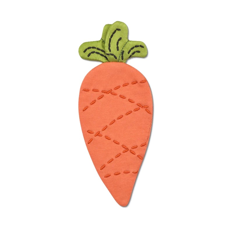 Organic Mini Crinkle Blankie – Carrot