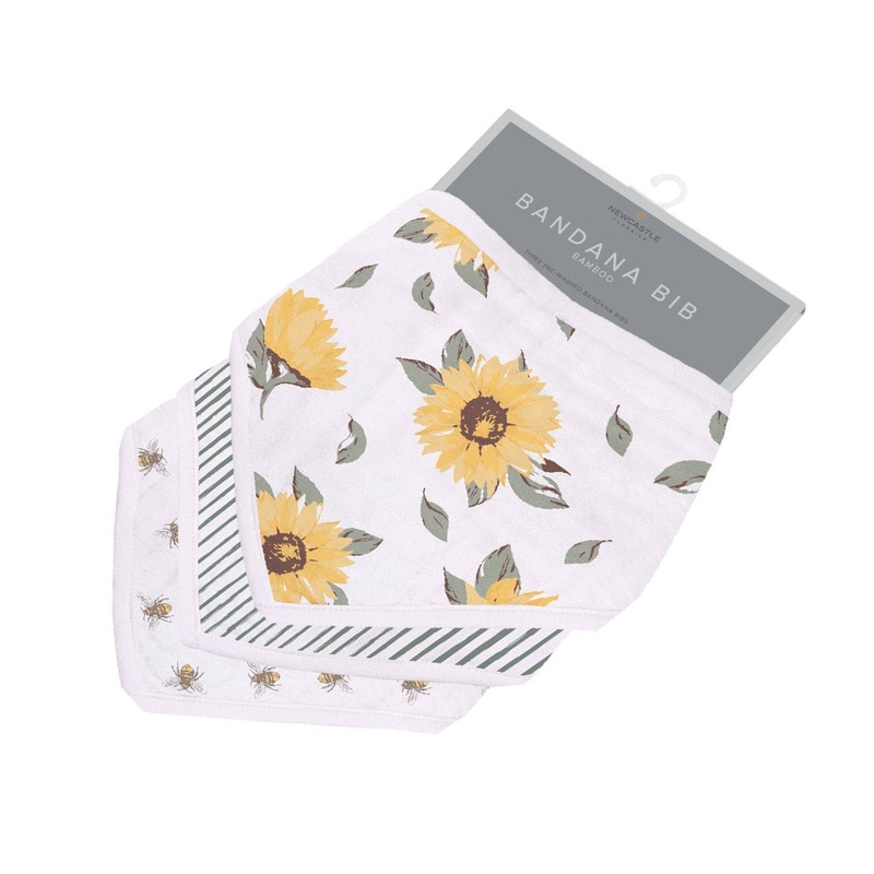Bamboo Bandana Bibs 3 Pack – Sunrise to Sunset