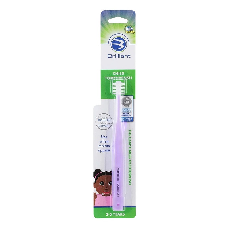 Brilliant Child Toothbrush for 2-5 Years Lilac