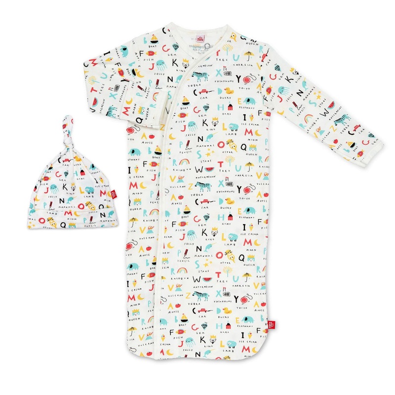 Modal Magnetic Gown & Hat Set – ABC Love Newborn/0-3 months