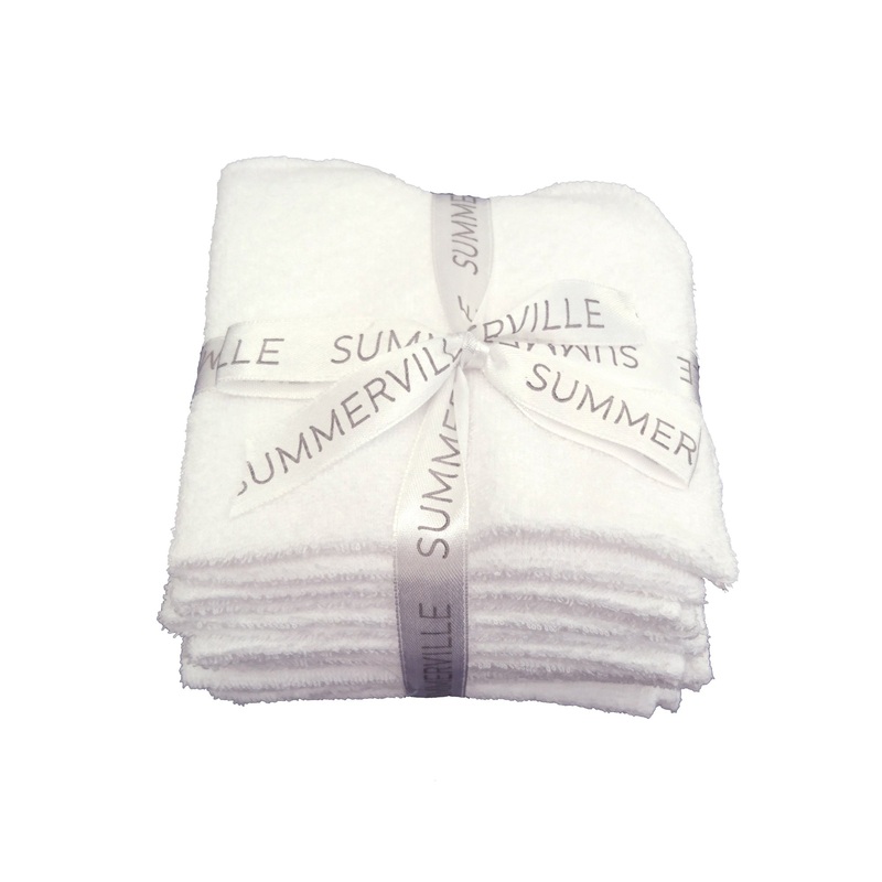 Organic Baby Wash Cloths White 10 Pack