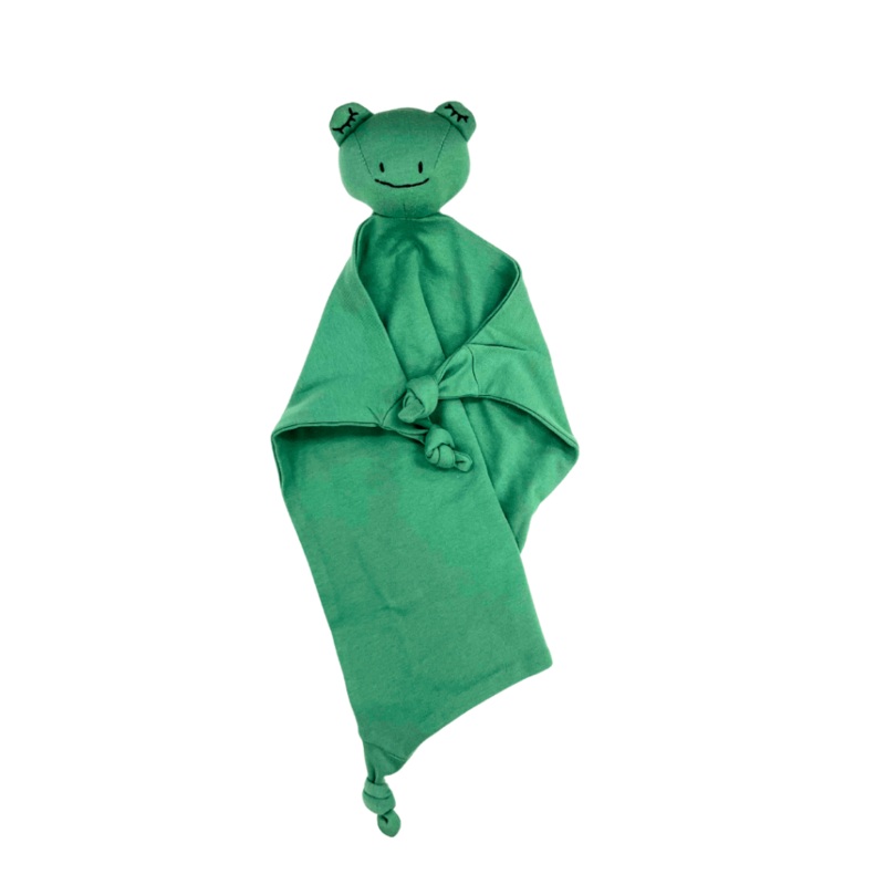 Organic Cotton Baby Lovie – Freddie the Froggy