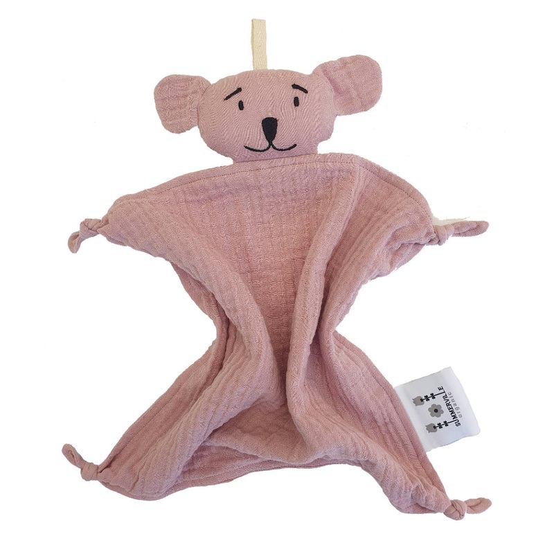 Organic Cuddly Koala Lovey Pale Mauve