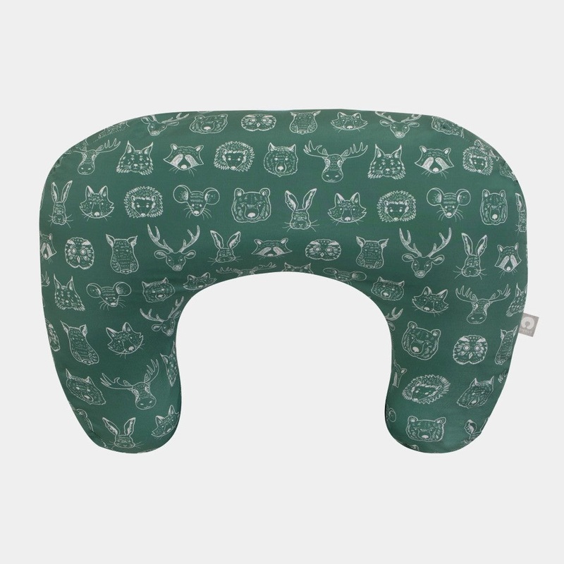 New Boppy Nursing Pillow – Green Forest Animal Sketches