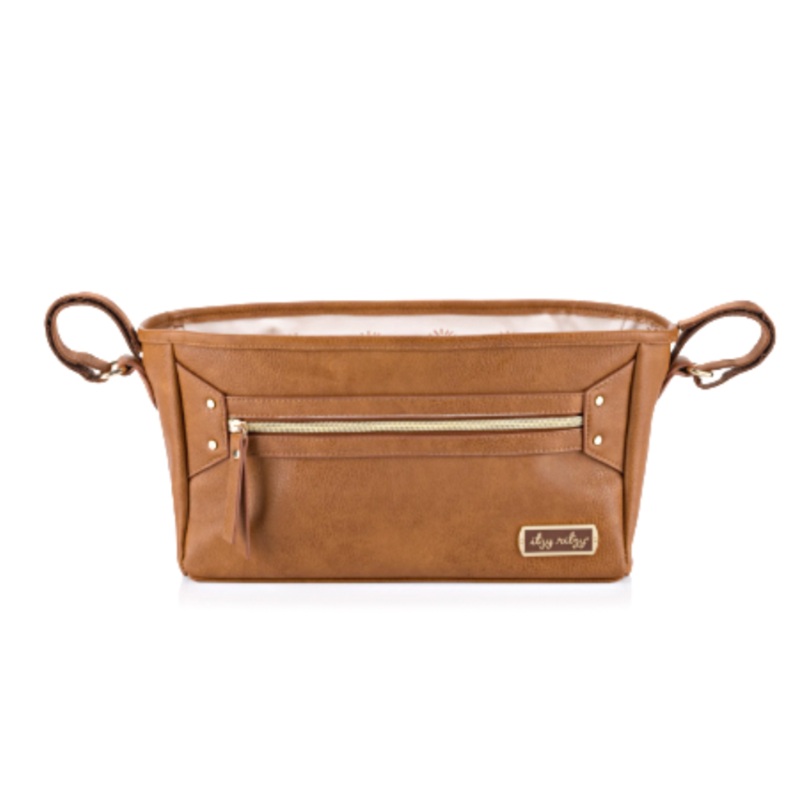 Travel Stroller + Wagon Caddy – Cognac